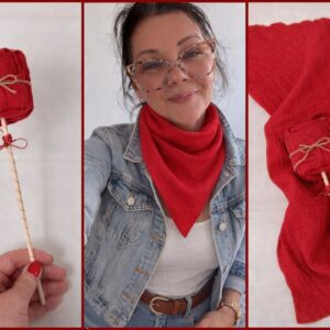 Rózsában a kendő(piros)