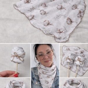 Rózsából kendő(gyapot virágok)