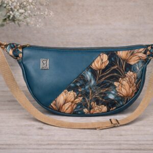 Léna Crossbody(Petrol kék)